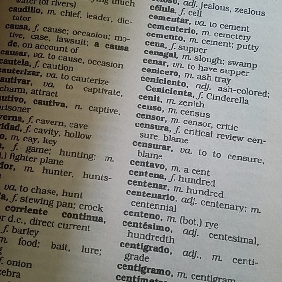 ⭐️ Webster's Spanish/English Dictionary - Picture 3 of 5